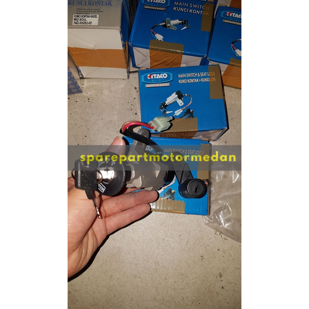 Kunci Kontak Key Set + Jok/Sadel Mio Lama Sporty Smile