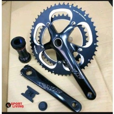 Crankset crank Raze Double 53t 39t include bb Hollowtech 2 HT2