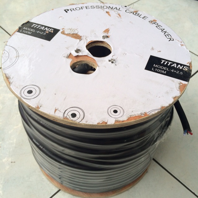 Kabel speaker titans 4 x 2,5 100m