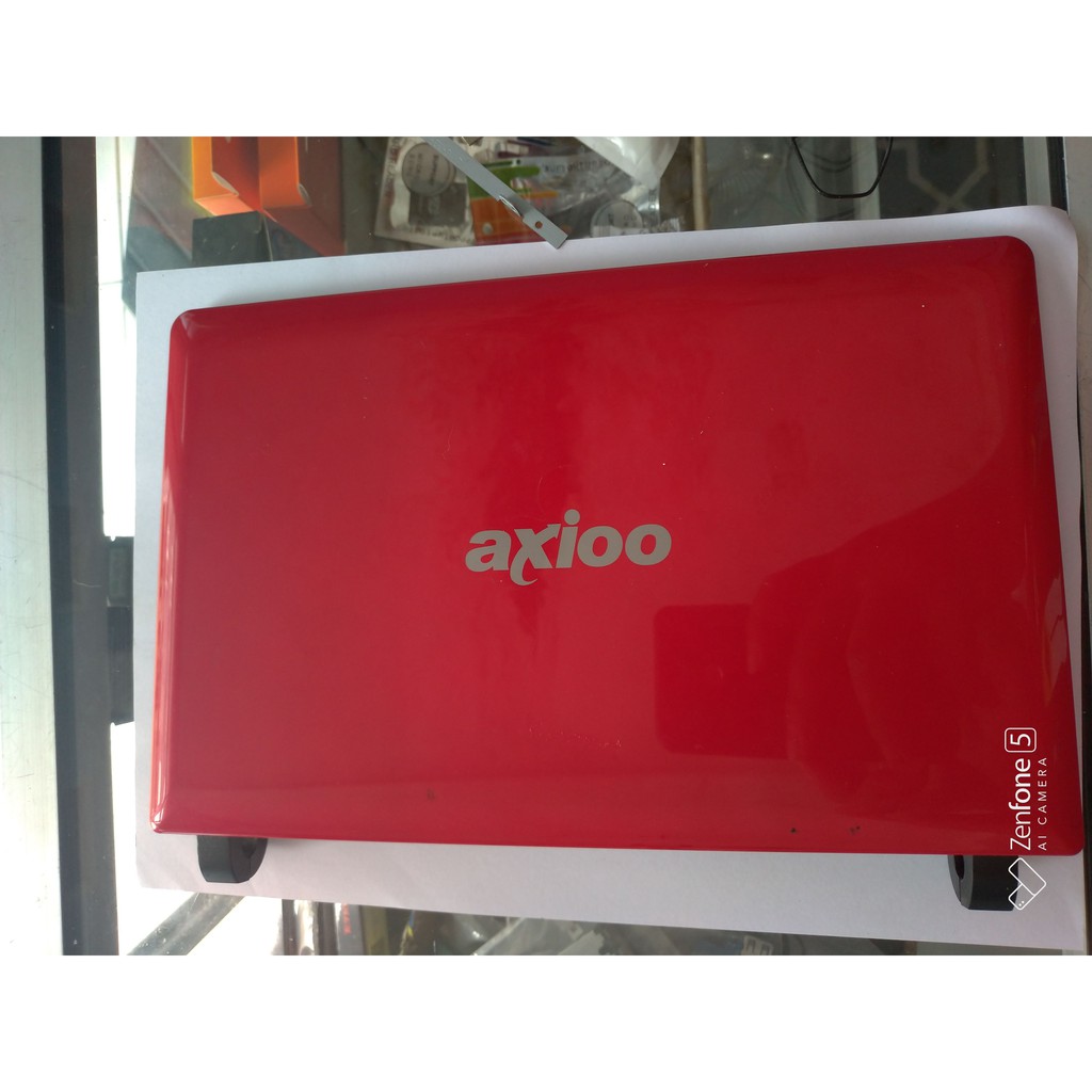 top case casing atas lcd axioo pico w210cu cjw merah mulus