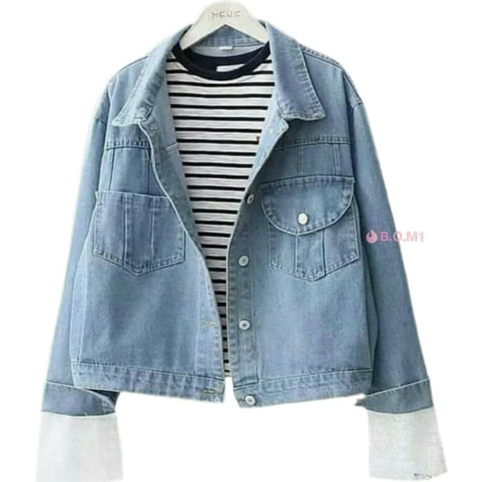 TUNIYA JAKET JEANS RENDA