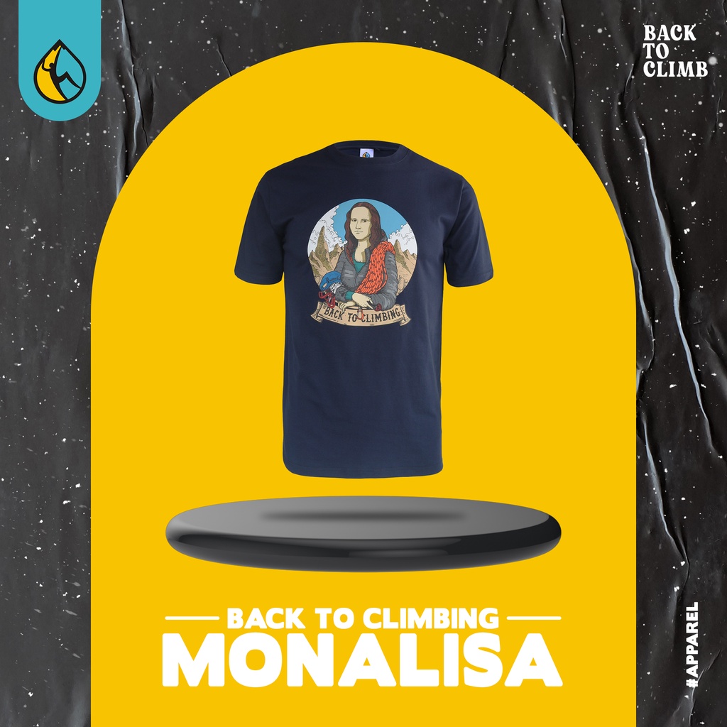 Baju Kaos Panjat Tebing - T-shirt Series Outdoor Mona