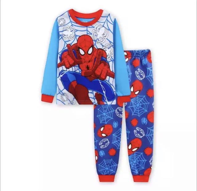 Baju Setelan Anak Spiderman Edition