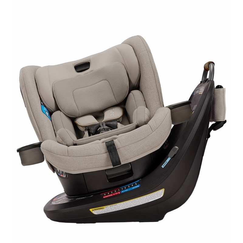 Nuna REVV Rotating Convertible Car Seat Hazelwood Caviar - Carseat Carsit Kursi Base Mobil Bayi 360 Degree Derajat - Putar Rotate Dudukan Baby