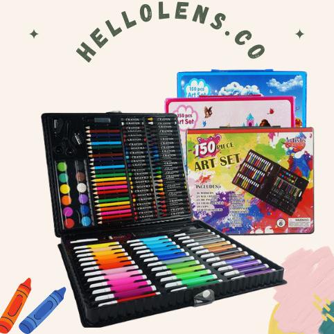 

Crayon Anak 150 Pcs Pensil Warna Alat Lukis Crayon Set Kado Ultah
