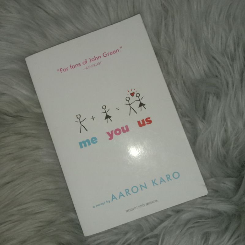 ME YOU US, by Aaron Karo [Novel Bahasa Inggris, Preloved]
