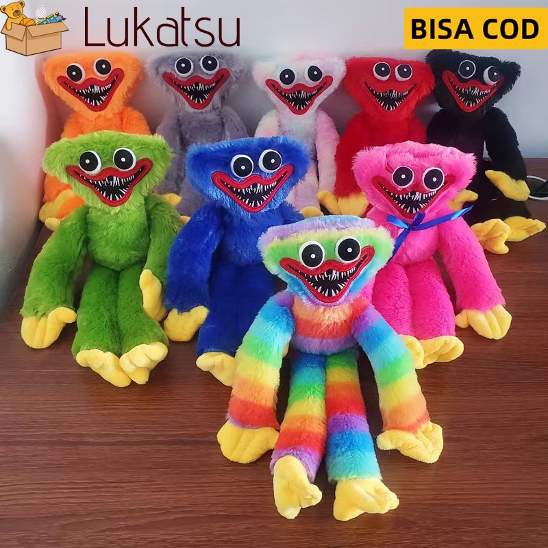 40cm Boneka Mainan Wajah Menakutkan Boneka Huggy Wuggy (Hagi Wagi)