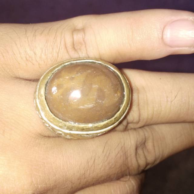 batu cincin asli gambar naga alami