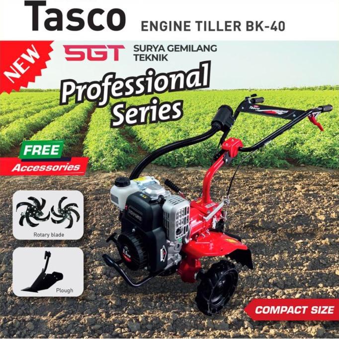 Mesin Traktor Mini Tasco BK-40 Tiller Tanah Kering Dan Basah termurah
