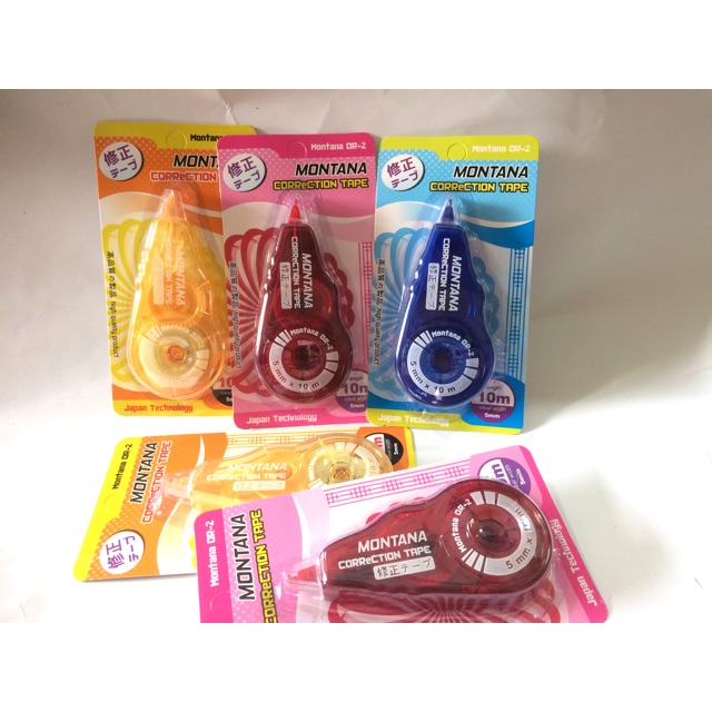 

Tip Ex / Tipe X Kertas Montana 10 meter / Tip Ex Kertas