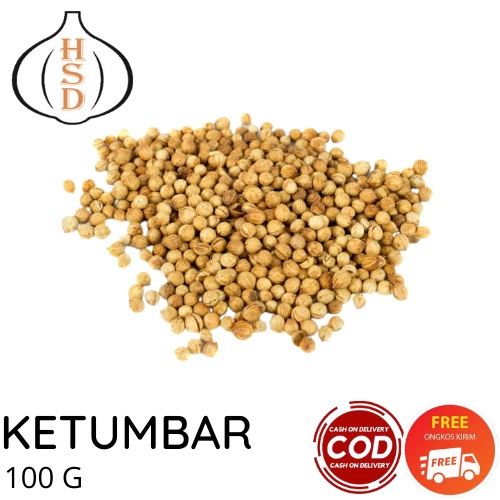 

KETUMBAR HSD KUALITAS PREMIUM PACKING SEAL 100 G