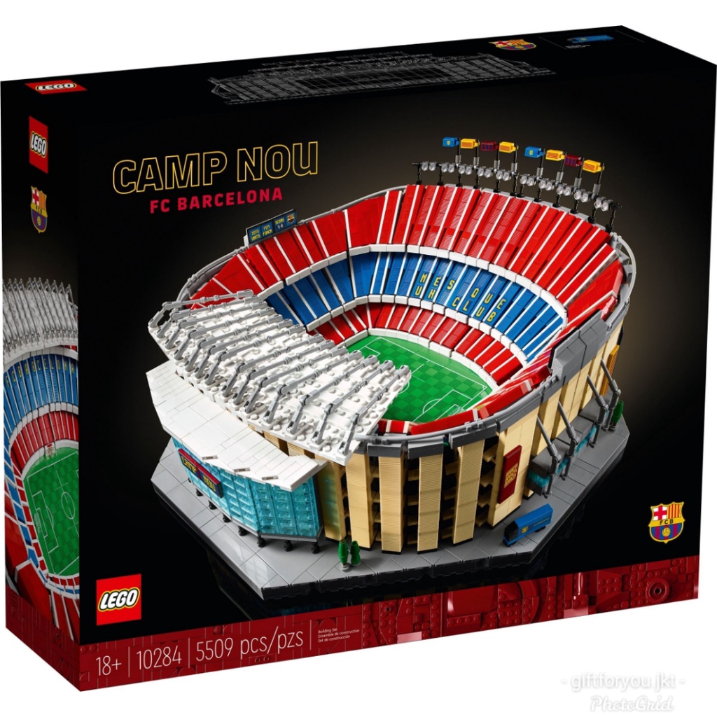 Lego 10284 Camp Nou FC Barcelona Football Club Team Sepakbola Stadium Stadion Collection Koleksi Gif