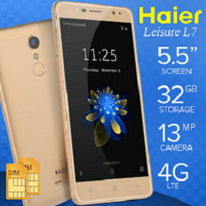 Haier L7 Ram 3GB Internal 32GB Garansi Resmi