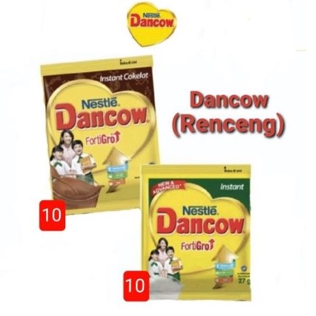 

Nestle Dancow Fortigro Susu Bubuk Instant Putih Coklat (Renceng)