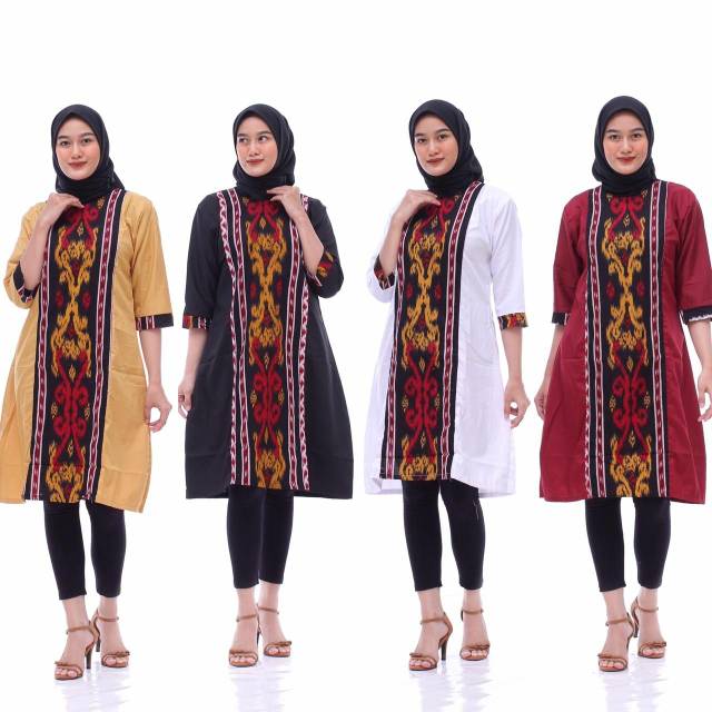 TUNIK BATIK BAHAN KATUN MIX TOYOBO