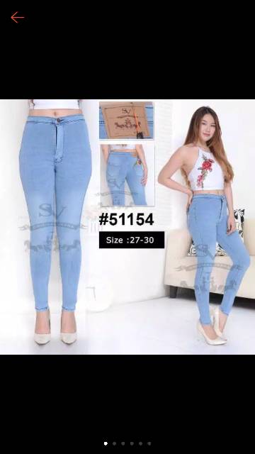 CELANA CEWEK HIGHWAIST SV7/HAIGWAIST WANITA BAHAN SUPER DENIM UKURAN DARI 27-34