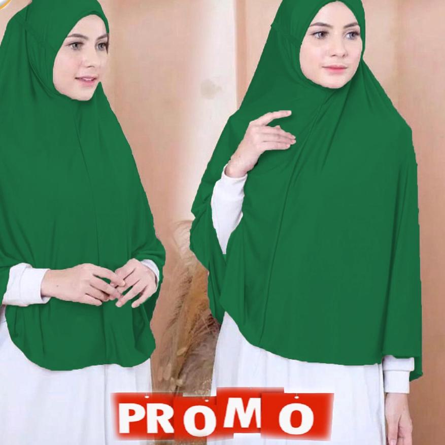 ♕ khimar bergo hijab kerudung jilbab jersey JUMBO NON PET/ TANPA PET ✼