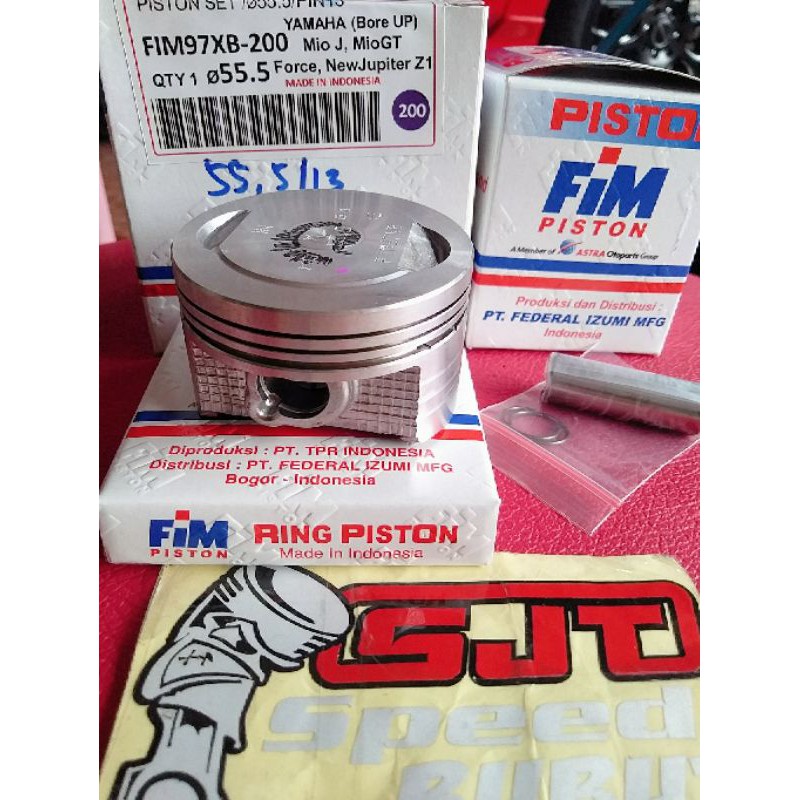 piston fim mio j bore up 55,5 mm pen13 Mio m3 fim97xb