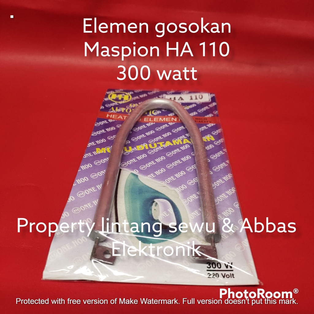 elemen pemanas gosokan setrika maspion HA 110