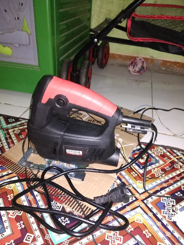 Promo Mesin Jigsaw Gergaji Kayu Triplek Besi Uchiha Type Heavy Duty Japan Bonus 5 Mata