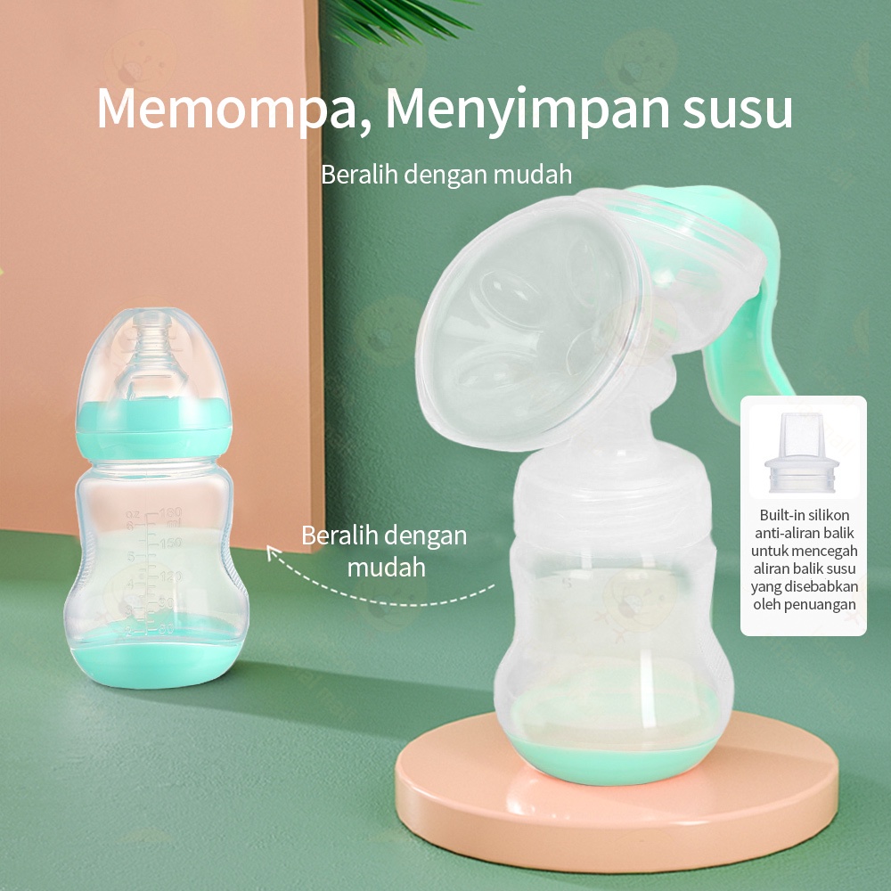 Lacoo Pompa asi manual Single breast pump 180ml BPA Free