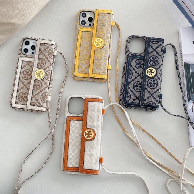 Fashion Troy Burch Leather Case IPHONE 14 13 7 7+ 8 8+ X Xs Xr XsMAX 11 11Pro 12 12Mini 12Pro 12 Pro Max