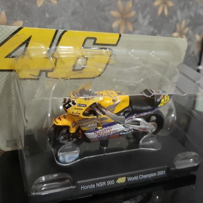 Diecast Miniatur Valentino Rossi 2001 Leo Models Leo Model - Termurah 