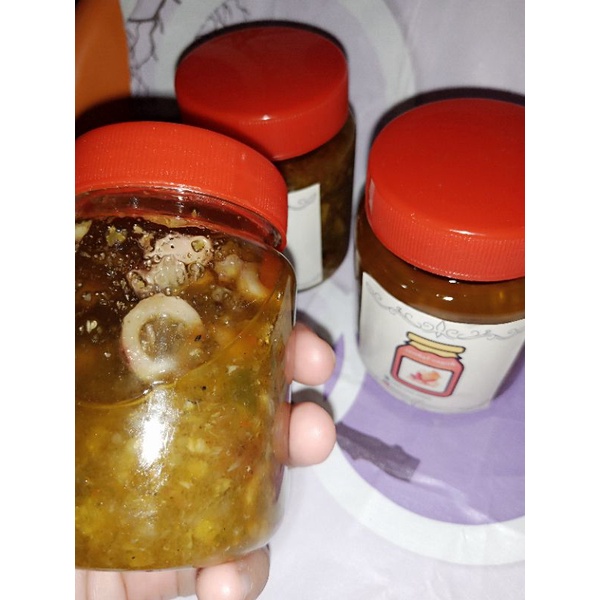 

cumi sambel ijo dan merah / cumi sambel nagih