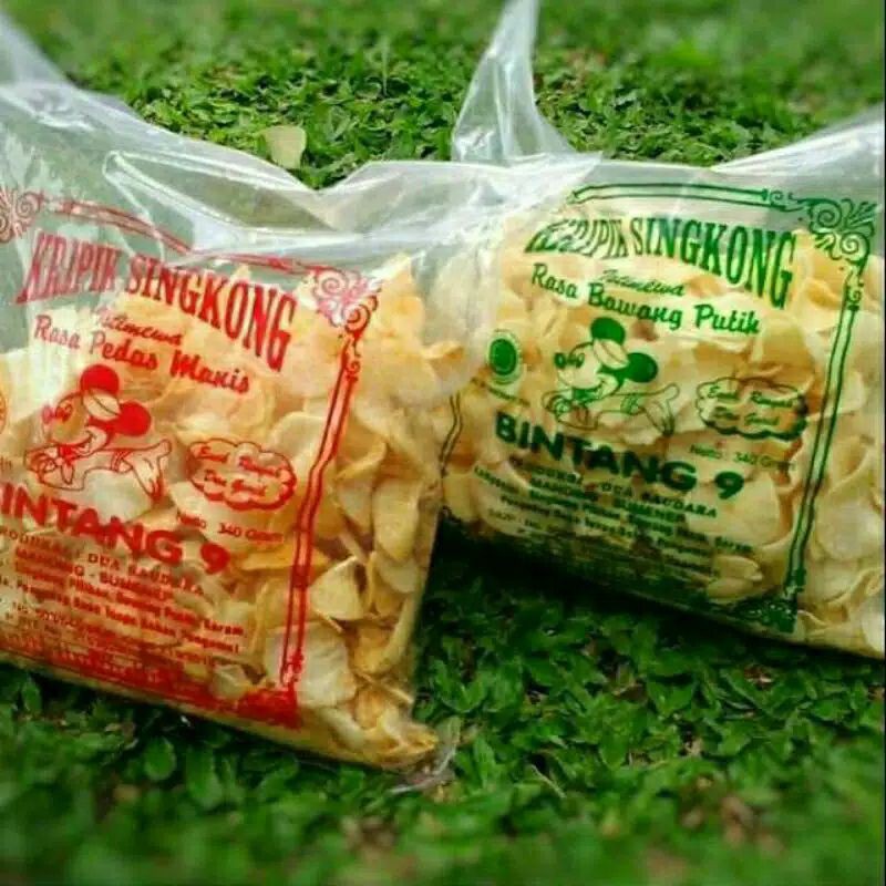 

kripik singkong Bintang 9 berat 170gram