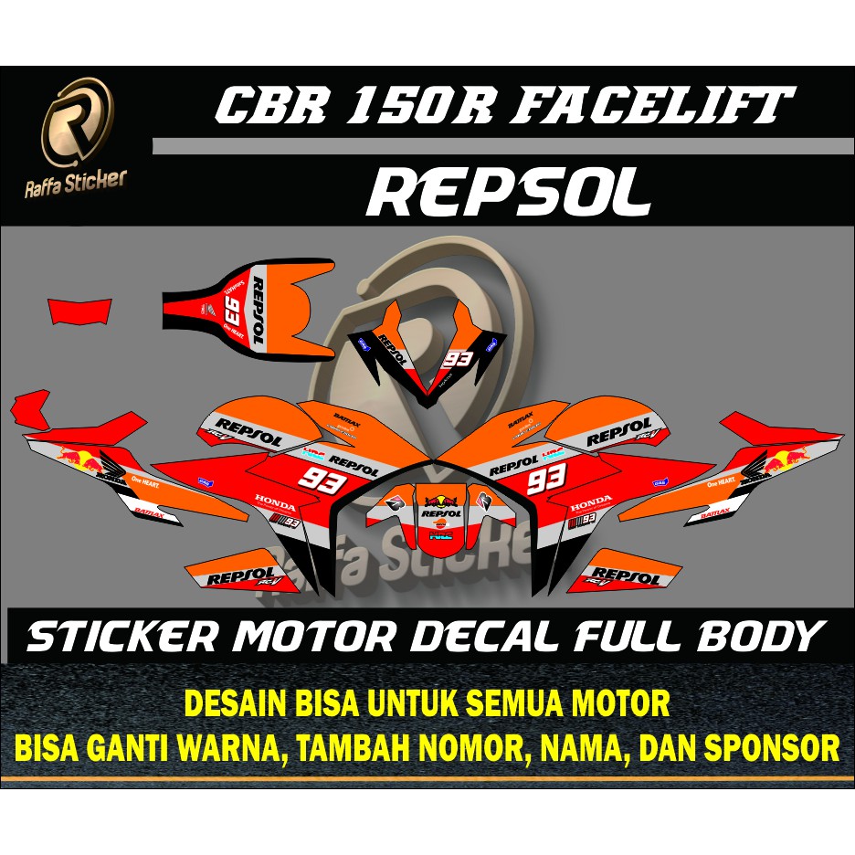 (COD) stiker cbr stiker motor cbr stiker motor cbr 150r stiker motor cbr 150 stiker motor cbr 150 r