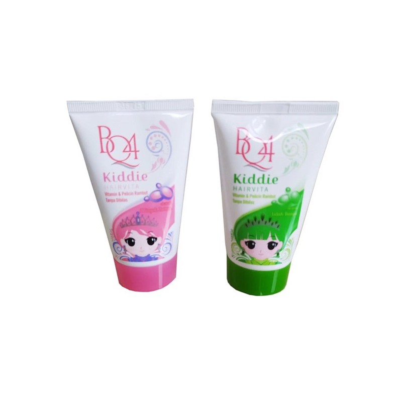 Vitamin Rambut Anak dan Pelicin Rambut Anak Anti Kusut BQ4 Kiddie Paket Hemat