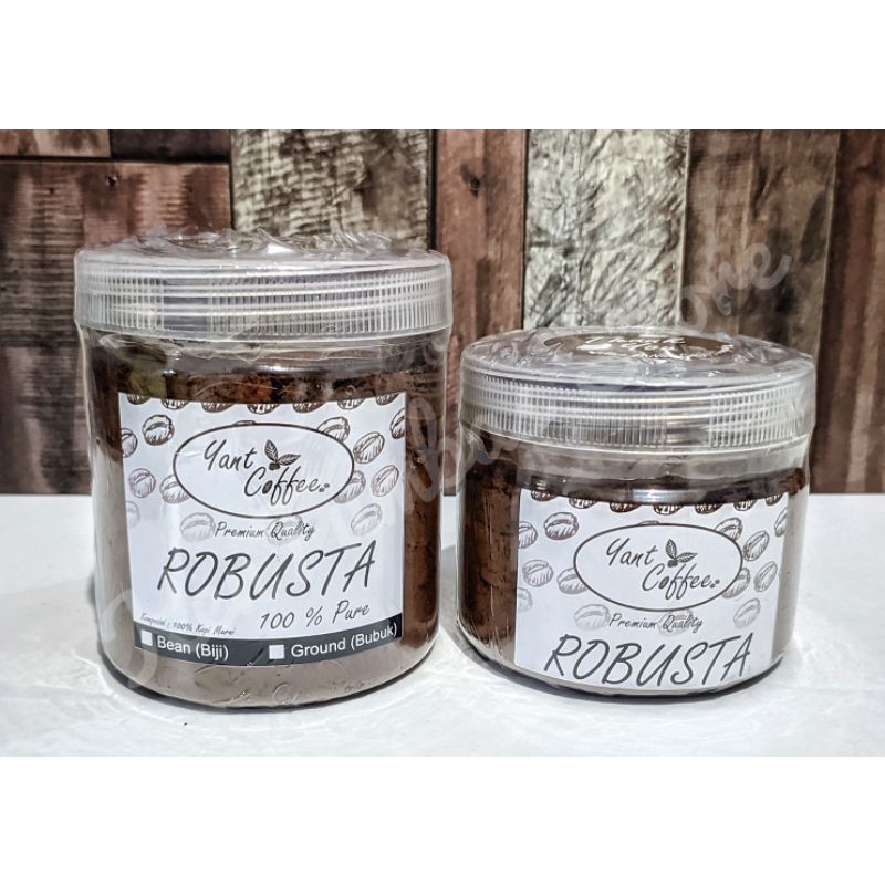 

Kopi Robusta Murni Kemasan Toples