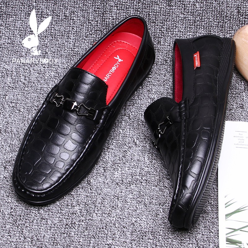 Sepatu Loafer Pantofel Pria Casual Semi Formal Sepatu Kantor Pria Loafers Fantofel Kulit Motif Terba