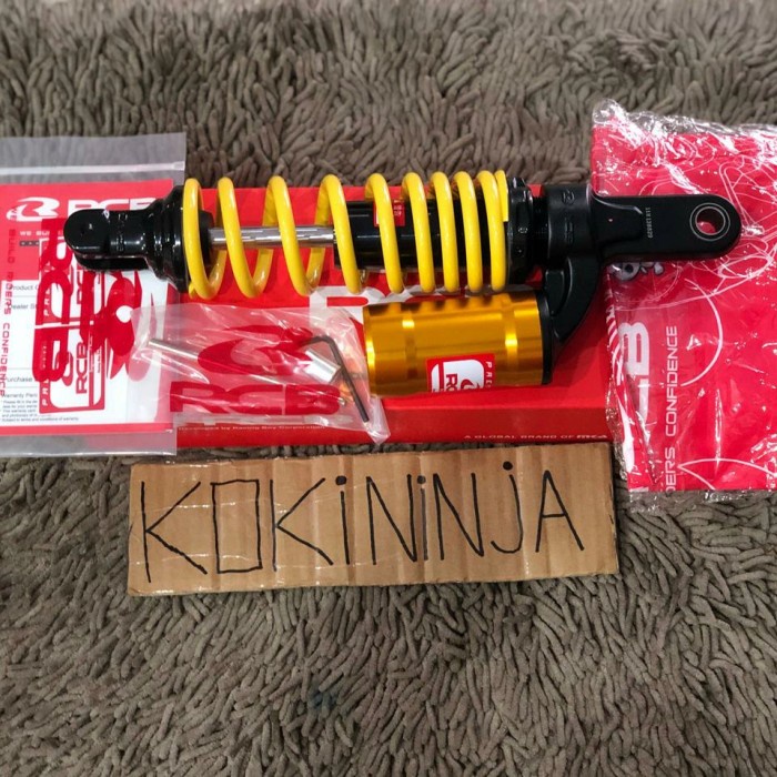 shock rcb mb 2 330mm matic single racingboy mb2 original yellow