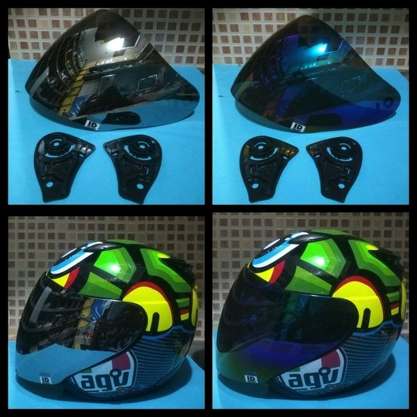 KACA HELM, VISOR CHEN WTC TANDUK W/PET, KYT Z JET, Z SOLID, DJMARU, GALAXY SLIDE, BMC, INK CENTRO,