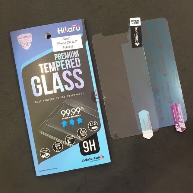 Anti Gores Iph6  X Premium Tempered glass Hikaru  FREE ANTI GORES BELAKANG