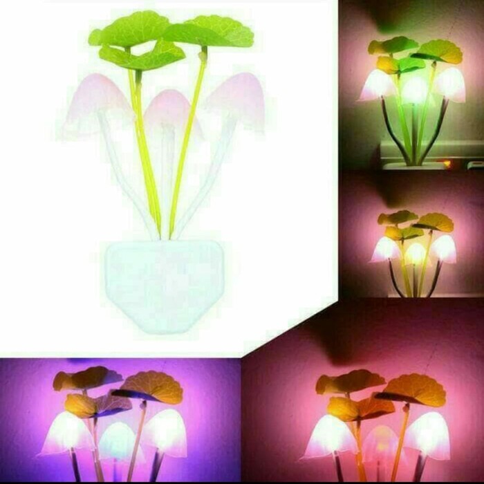 Lampu Tidur Sensor Cahaya Avatar Lampu Jamur Led Lamp Elektronik ACC