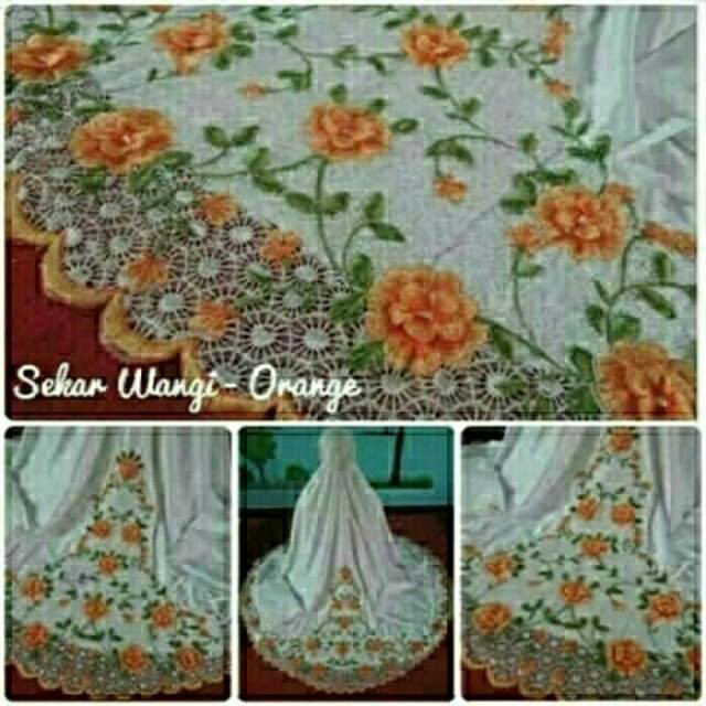 MUKENA BROKAT MEWAH EXCLUSIF HANTARAN LAMARAN