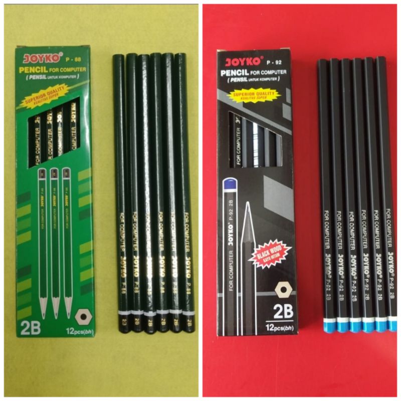 PENSIL JOYKO 2B P-88 dan P-92 ISI 12 PCS