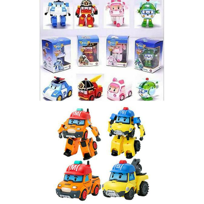 Magic Robocar Poli 6 Karakter - Figure Robocar Poli Seri
