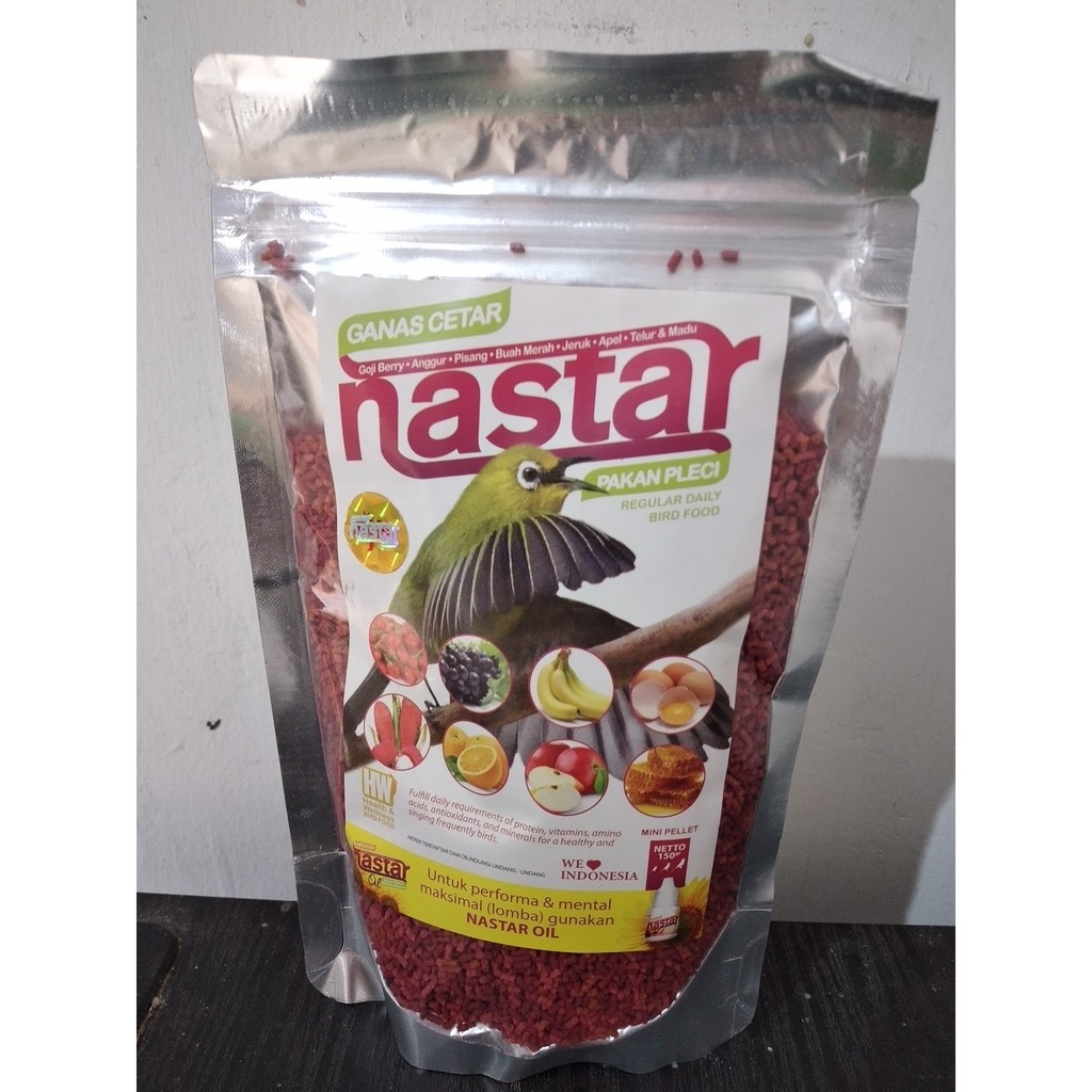 Pakan Burung Pleci Voer NASTAR