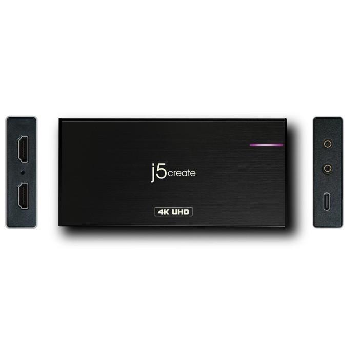 j5create JVA04 4K HDMI to USB-C Game Capture Station-TA39