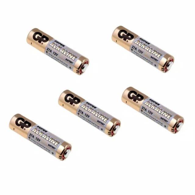 Baterai GP Alkaline 27A ORIGINAL A27 MN27 Alkaline Battery 12 Volt Batrai Batre Remote Mobil Pagar Kamera Sensor dll