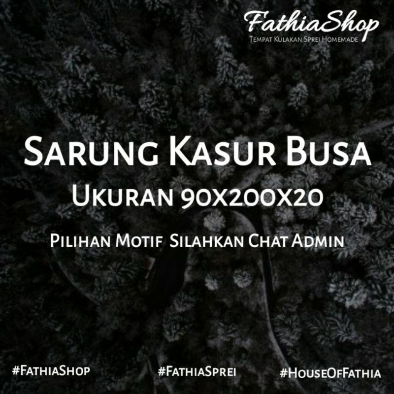 Sarung Kasur Busa 90x200x20 Khusus Reseller