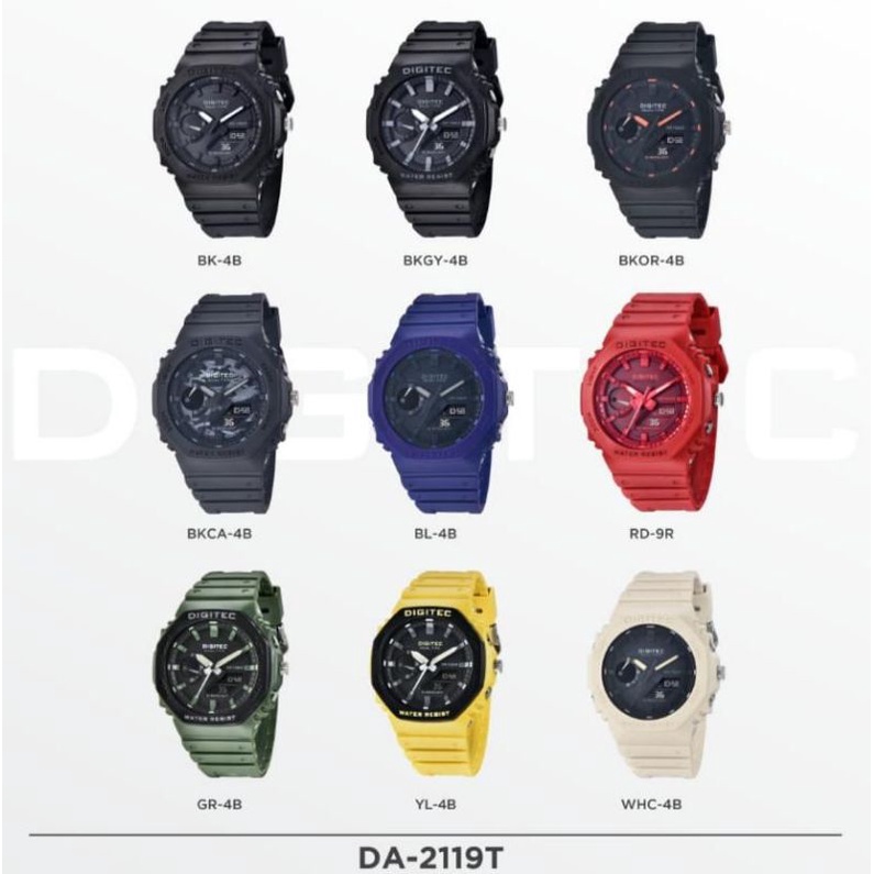 JAM TANGAN DIGITEC 2119 DA-2119T ORIGINAL 100%