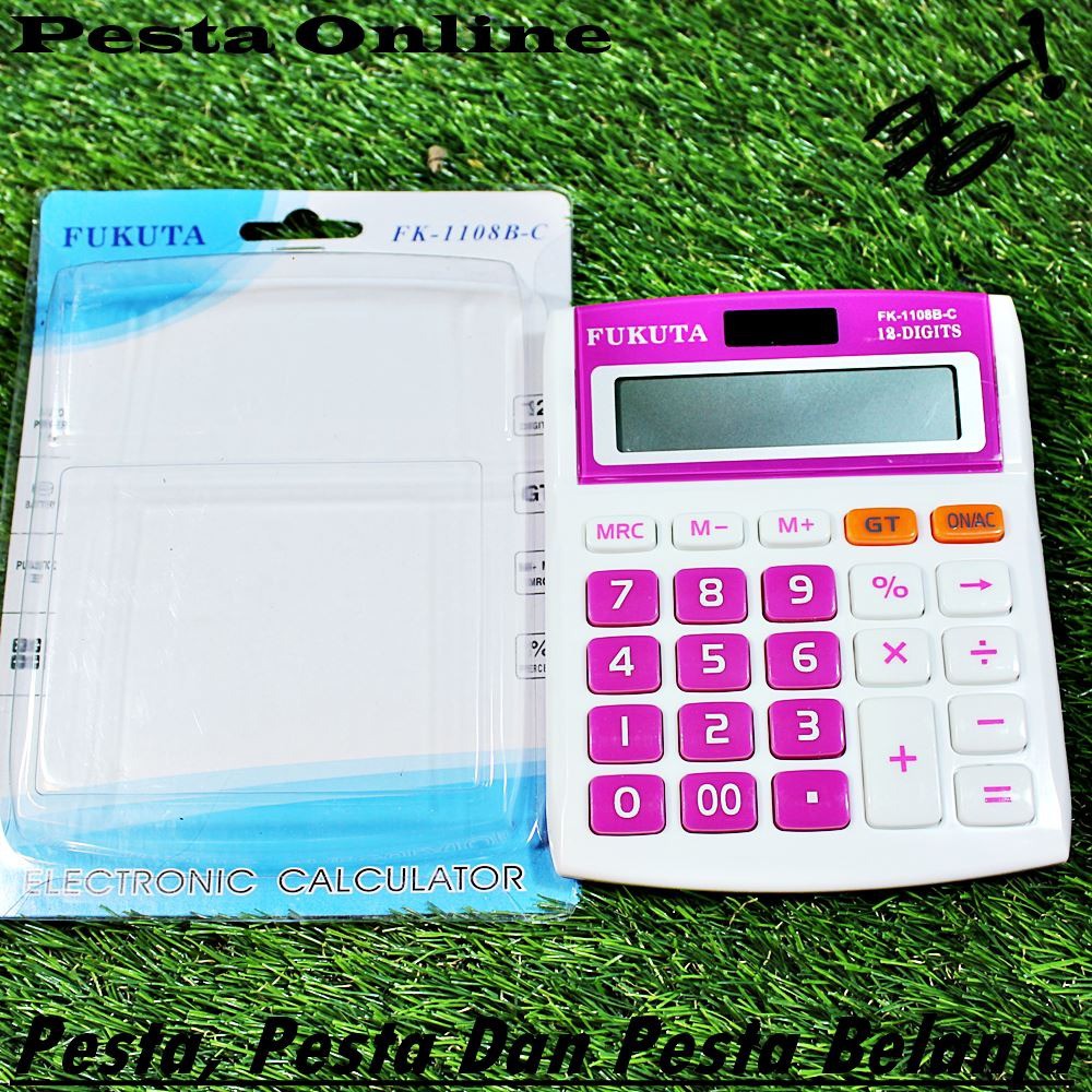 

Kalkulator Merk Fakuta Calculator FK - 1108 12 Digits