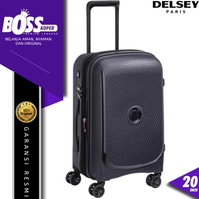 Koper Kabin Delsey 20 Inch (Belmont Plus) Hardcase Small Expand + Tsa 5Wsclh203R
