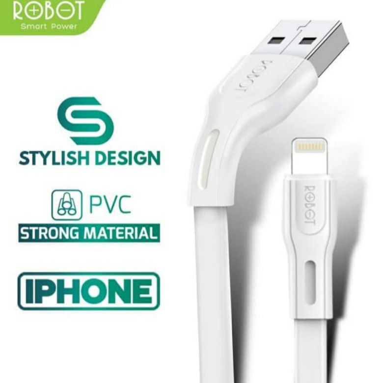 ROBOT RDL100s Kabel Data iPhone Lightning Data Cable Original