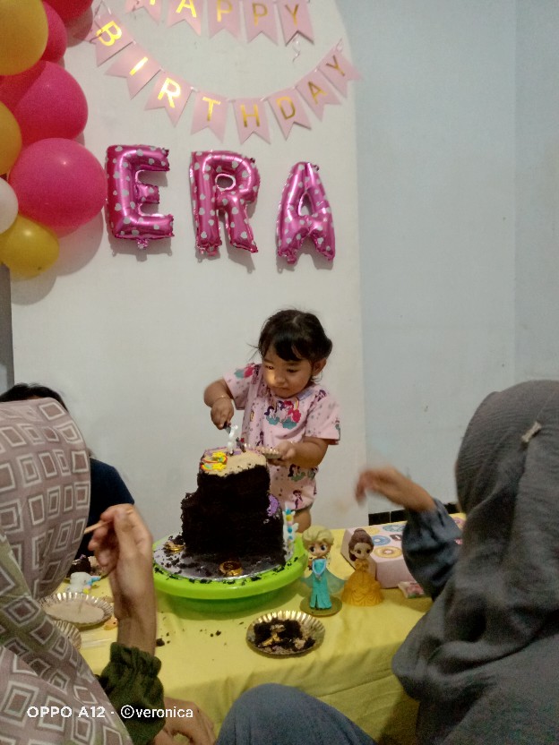 Dress Batik Anak Size M Usia 4-5,5th