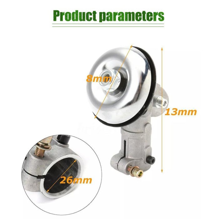 Gear Case Assy Kepala Pisau Mesin Potong Rumput Potong Padi Dudukan